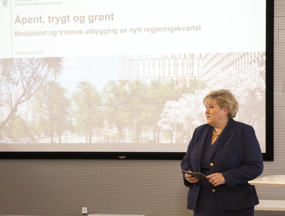 Statsminister Erna Solberg.