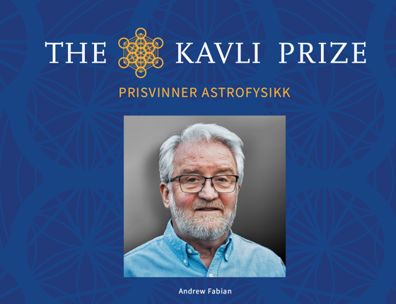 Prisvinner i astrofysikk, Andrew Fabian.