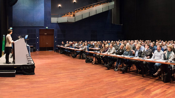 Landbruksdirektør Anne Berit Løset opnar konferansen Norsk Mat på bordet?