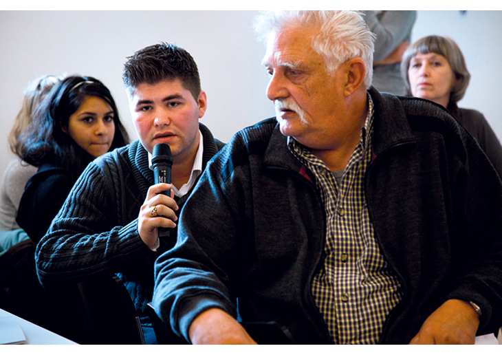 Figur 2.11 Kai-Samuel Vigardt og Wilhelm Holm på Falstadseminaret 2009. 