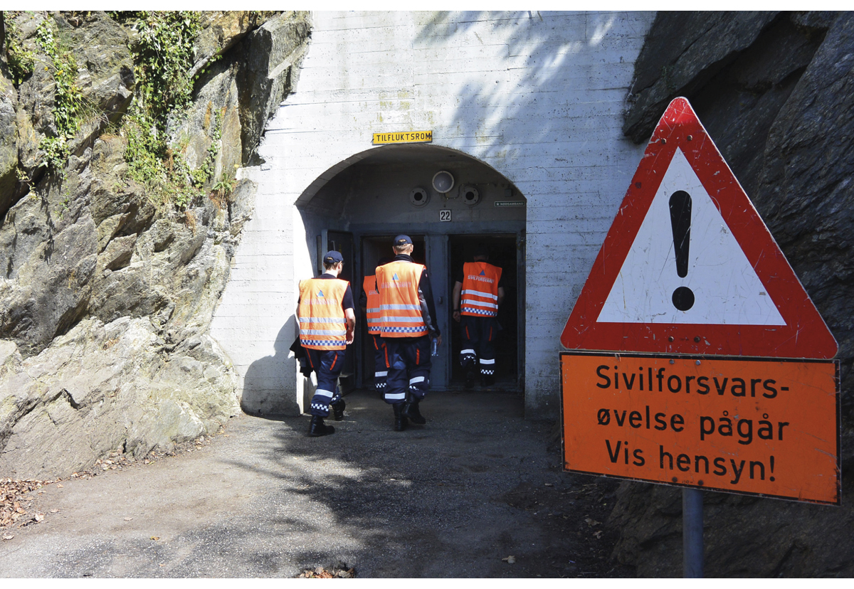 Figur 11.1 Sivilforsvaret fører tilsyn med tilfluktsrom.