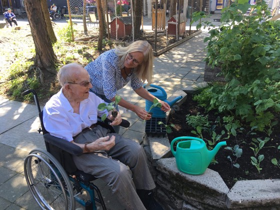 planting på Presterudsenteret