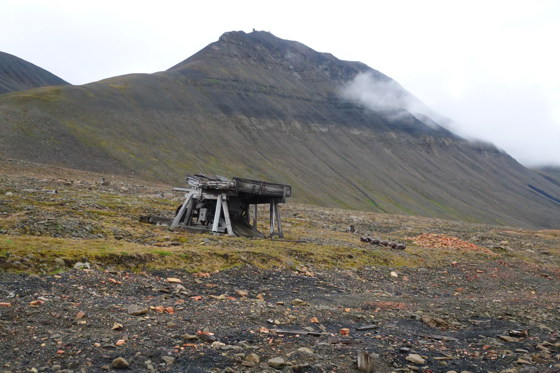 Sveagruva på Svalbard.