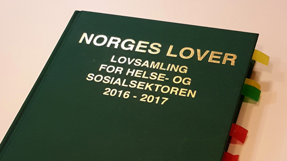 Lovsamling helse- og omsorgsfeltet