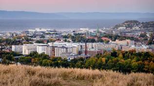 Lokaliseringen av St. Olavs hospital i Trondheim