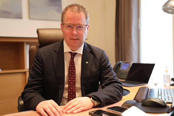 Forsvarsminister Bjørn Arild Gram