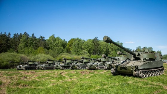 Norge har donert 22 artilleriskyts av typen M109 med utstyr og reservedeler.