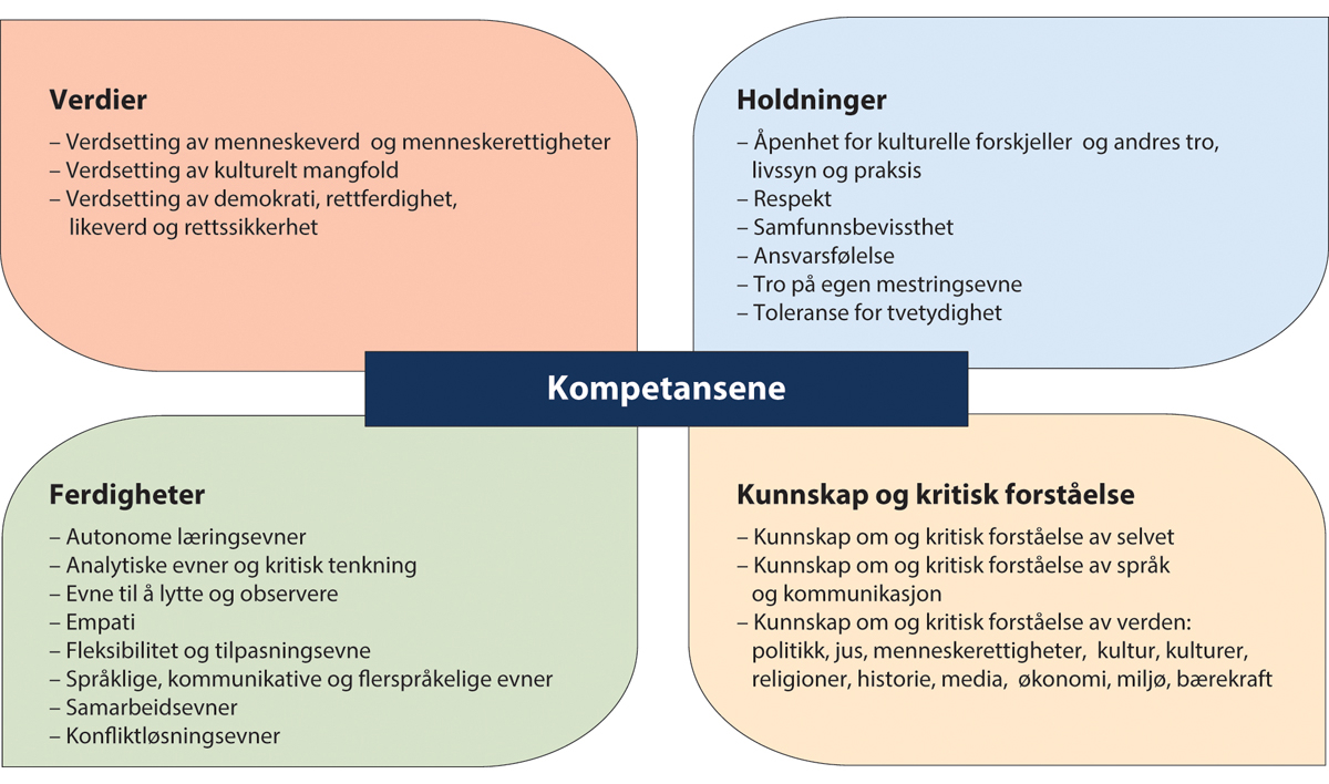 Figur 27.1 Kompetanse i demokratisk kultur