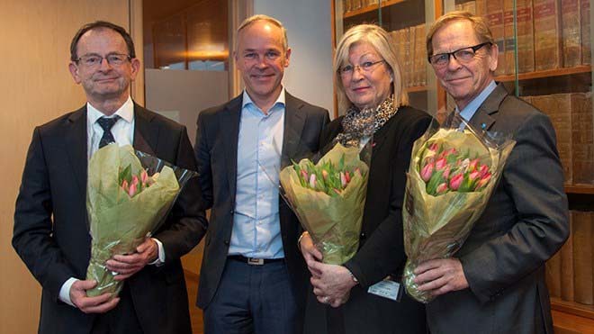 Erling Lae, Jan Tore Sanner, Bente K. Bjerke og Roar Jonstang