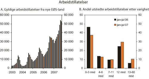 Figur 2.14 Arbeidstillatelser