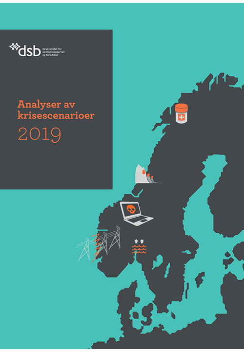 Figur 12.1 Analyser av krisescenarioer 2019. DSB.
