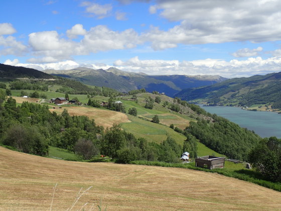 Utsikt i Nordherad, Vågå. 