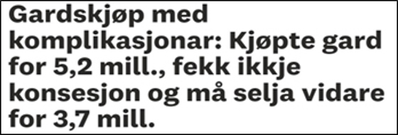 Klipp fra lokalavisa