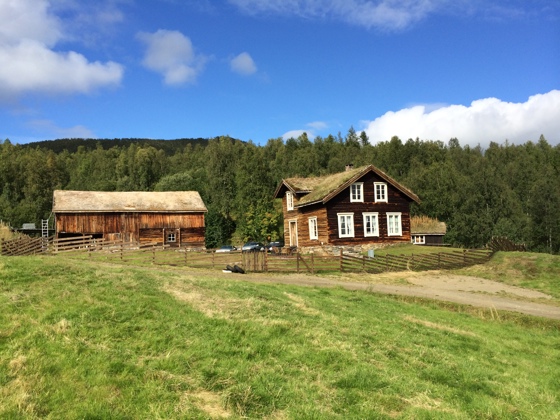 Eldre bebyggelse på Norberg gård i Bardu i Troms.