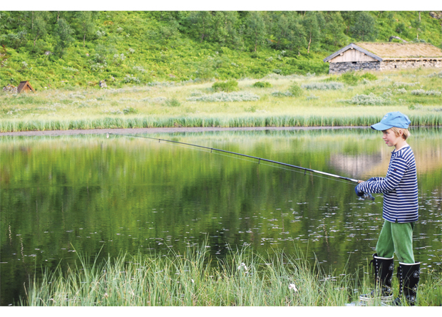 Figur 4.17 Fiske i fjellvann.