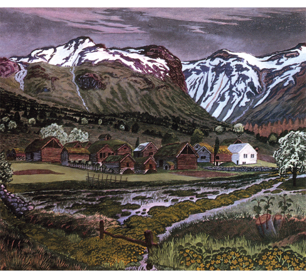 Figur 5.24 Soleienatt, malt av Nikolai Astrup2