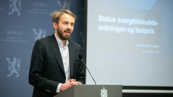 Næringsminister Jan Christian Vestre