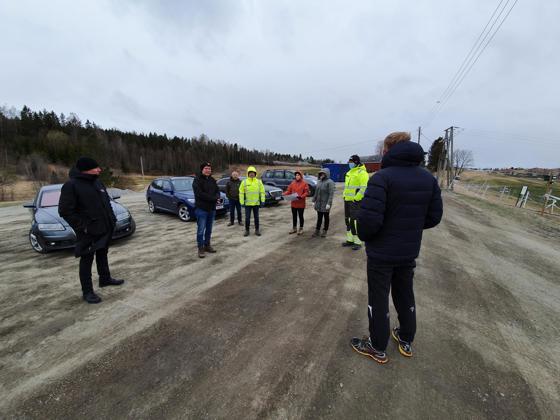 Befaring med kommune bondelag NVE og statsforvalter.