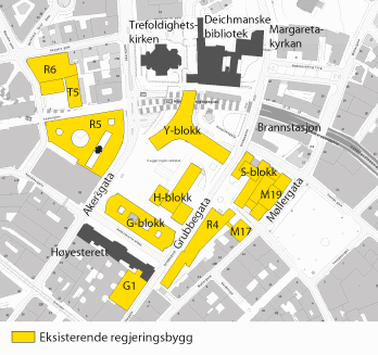 Figur 1.2 Regjeringskvartalet 2011-2012