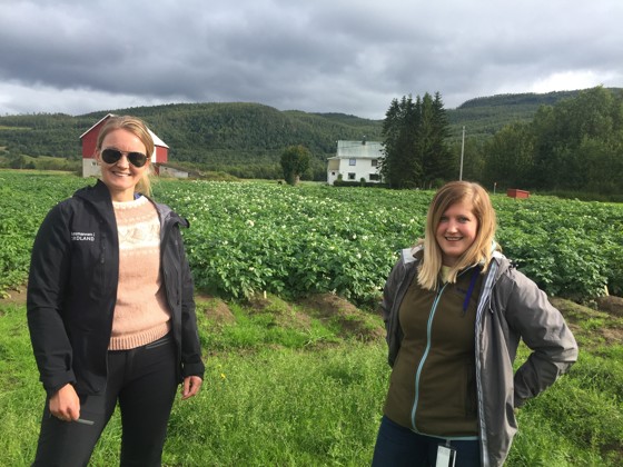 Grøntsatsning Fylkesmannens medarbeidere på inspirasjonstur til Målselv i Troms og Finnmark.