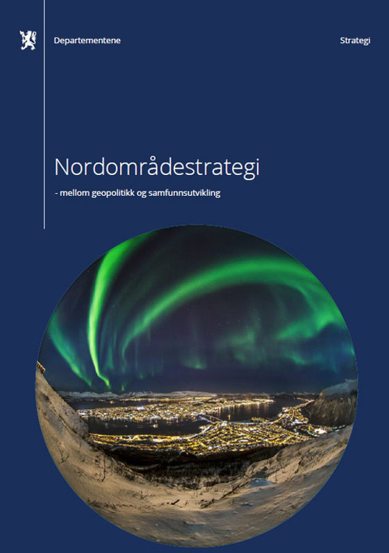 Fra forsiden på nordområdestrategien