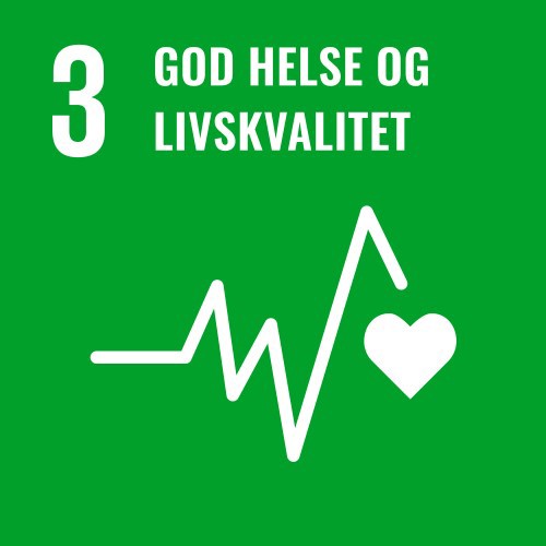 Illustrasjon for bærekraftsmål 3: God helse og livskvalitet