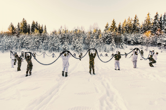 Illustrasjonsbilde, norske soldater.