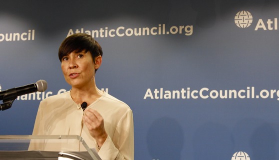 Minister of Defence Ine Eriksen Søriede held a speech at The Atlantic Councils seminar «Chartering NATO’s future». 