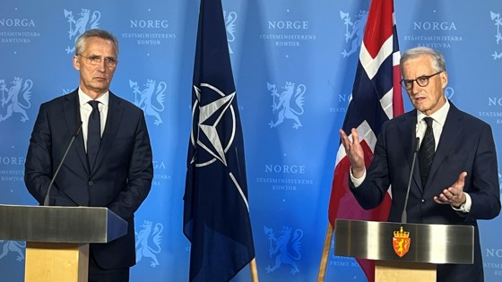 Jens Stoltenberg and Jonas Gahr Støre