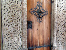 Detalj fra Heddal stavkirke. Foto: MD